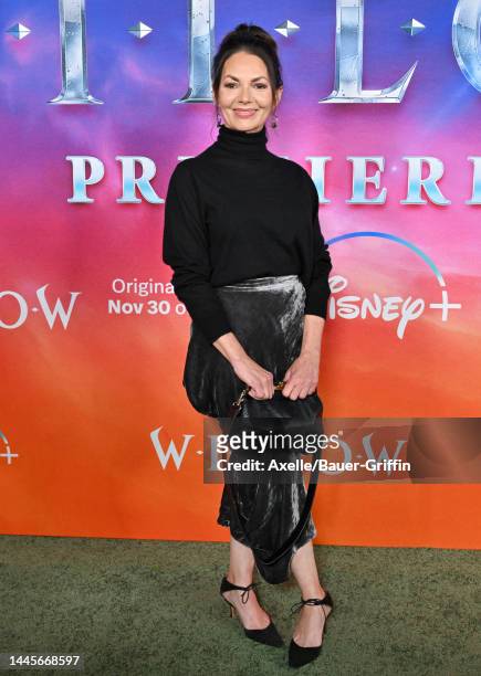 Joanne Whalley attends Lucasfilm and Imagine Entertainment's New Series "Willow" Premiere at Regency Village Theatre on November 29, 2022 in Los...