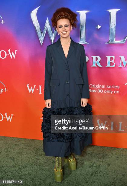 Erin Kellyman attends Lucasfilm and Imagine Entertainment's New Series "Willow" Premiere at Regency Village Theatre on November 29, 2022 in Los...