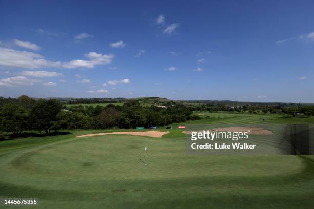 View of the course prior to the Investec South African Open Championship at Blair Atholl Golf & Equestrian Estate on November 30, 2022 in...