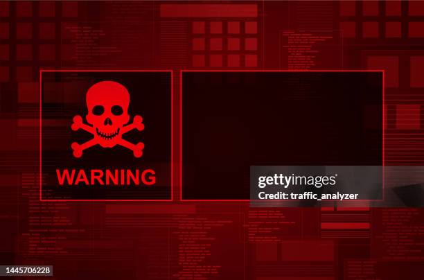 warning message - code error stock illustrations