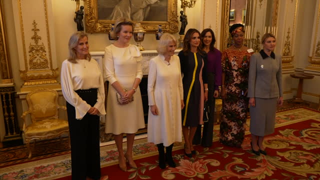 GBR: The Queen Consort Hosts A Reception To Raise Awareness Of Violence Against Women And Girls