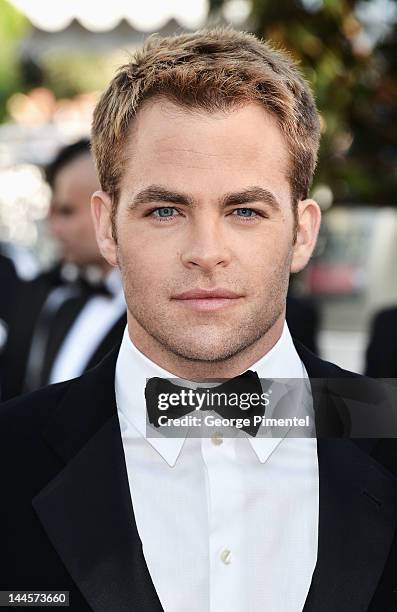 Chris Pine attends the Opening Ceremony and "Moonrise Kingdom" Premiere during the 65th Annual Cannes Film Festival at the Palais des Festivals on...