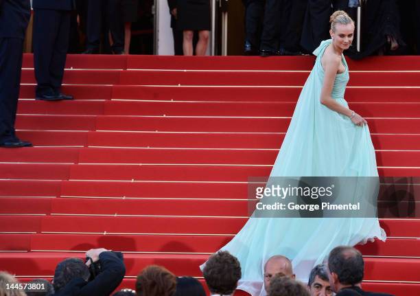 Jury member Diane Kruger attends the Opening Ceremony and "Moonrise Kingdom" Premiere during the 65th Annual Cannes Film Festival at the Palais des...