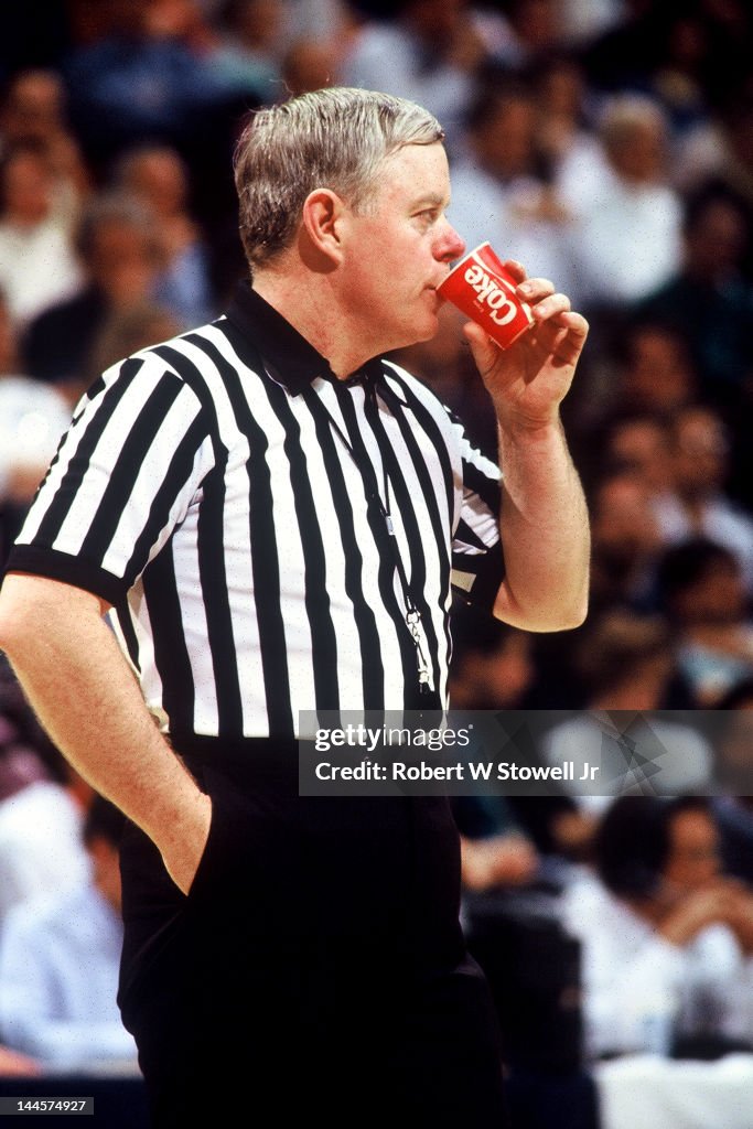 Referee Higgins Takes A Break