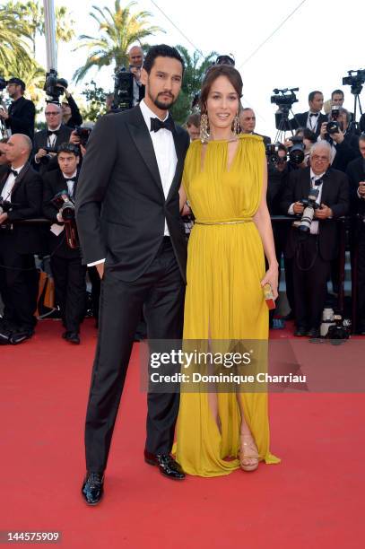 Dolores Chaplin and guest attend the Opening Ceremony and "Moonrise Kingdom" Premiere during the 65th Annual Cannes Film Festival at the Palais des...