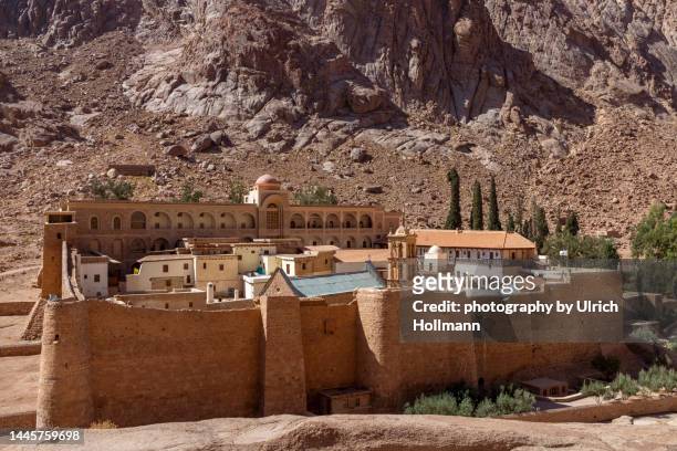 saint catherine's monastery, sinai, egypt - st. catherine stock pictures, royalty-free photos & images