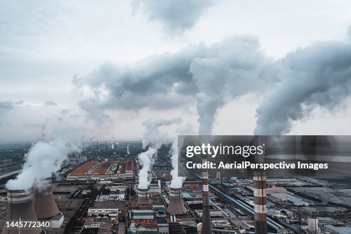 Drone Point View of Power Station Drone Point View of Power Station