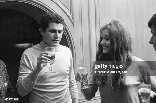 Wedding of Claude Lelouch and Christine Cochet.