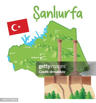 Urfa castle, Urfa Map Urfa castle, Urfa Map