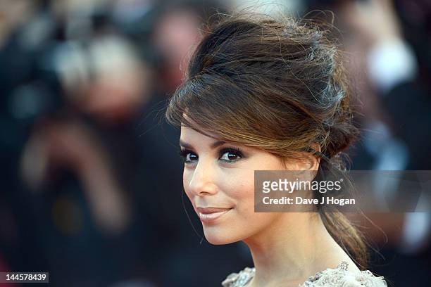 Eva Longoria attends opening ceremony and "Moonrise Kingdom" premiere during the 65th Annual Cannes Film Festival at Palais des Festivals on May 16,...