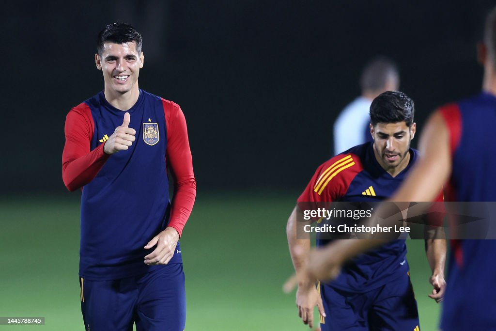 Spain Training Session - FIFA World Cup Qatar 2022