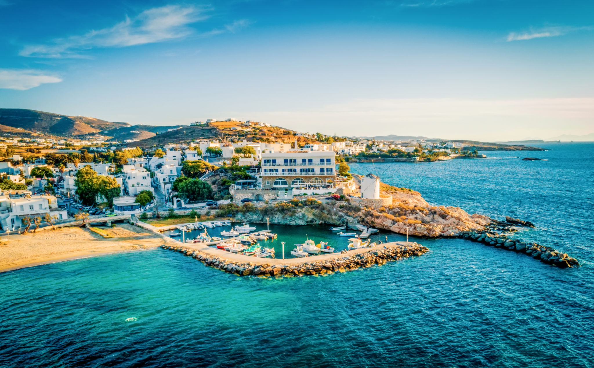paros summer sailing