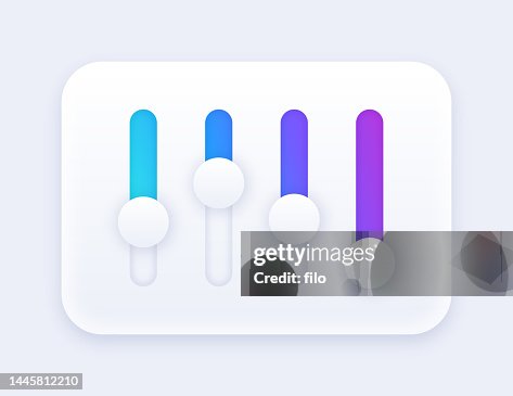 Gradient Slider Shape Control Panel High-Res Vector Graphic - Getty Images