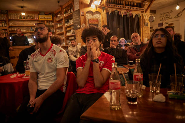FRA: Football Fans In Paris Watch Tunisia-France World Cup Match