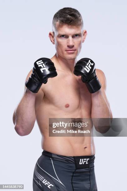 Stephen Thompson poses for a portrait during a UFC photo session on November 30, 2022 in Orlando, Florida.