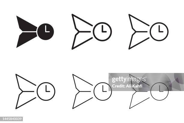 mail send timer icon - new text message stock illustrations