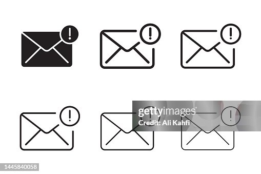Mail alert icon Mail alert icon