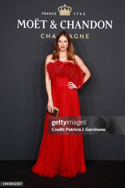 Helen Lindes attends the Moet & Chandon Party at Palacio De Cibeles on November 30, 2022 in Madrid, Spain.