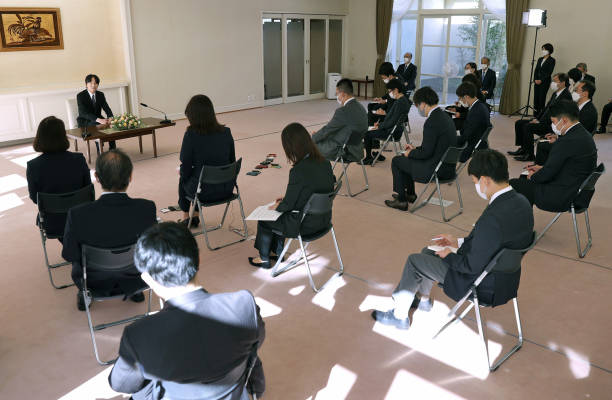 JPN: Crown Prince Fumihito Press Conference Ahead Of His 57th Birthday
