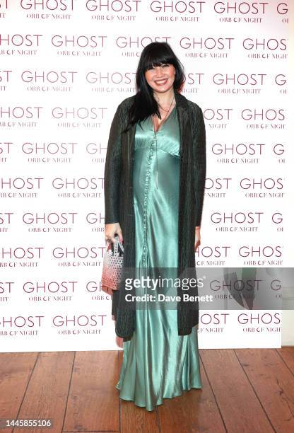Daisy Lowe attends the Ghost Fragrances Christmas Skate to celebrate iconic "Orb of Night" EDP at Somerset House on November 30, 2022 in London,...