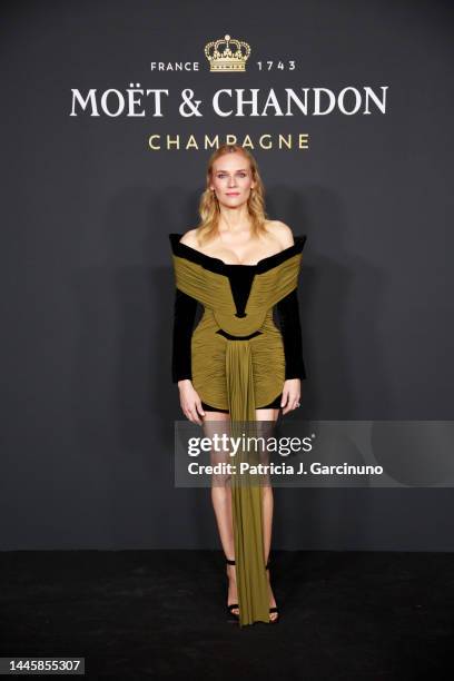 Diane Kruger attends the Moet & Chandon Party at Palacio De Cibeles on November 30, 2022 in Madrid, Spain.