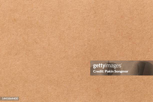 brown paper sheet texture cardboard background. - carton box stock pictures, royalty-free photos & images