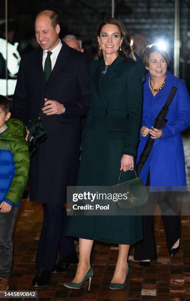 Prince William, Prince of Wales and Catherine, Princess of Wales visit Boston City Hall to start the countdown to The Earthshot Prize Awards Ceremony...