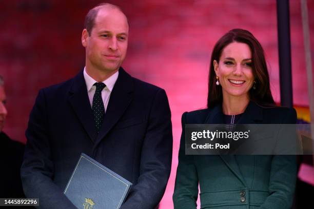 Prince William, Prince of Wales and Catherine, Princess of Wales visit Boston City Hall to start the countdown to The Earthshot Prize Awards Ceremony...