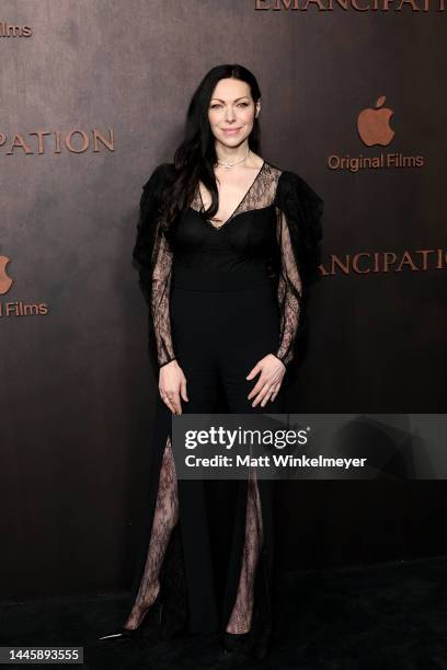 Laura Prepon attends Apple Original Films' "Emancipation" Los Angeles premiere at Regency Village Theatre on November 30, 2022 in Los Angeles,...