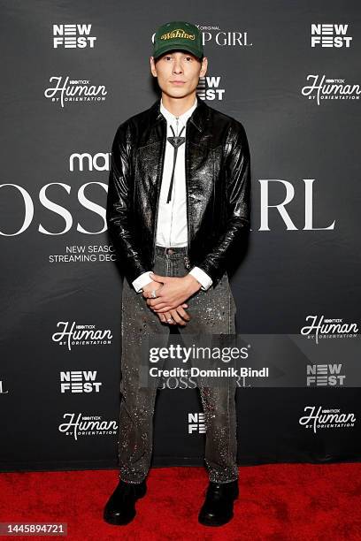 Evan Mock attends the "Gossip Girl" season 2 Newfest screening at Nitehawk Cinema on November 30, 2022 in New York City.