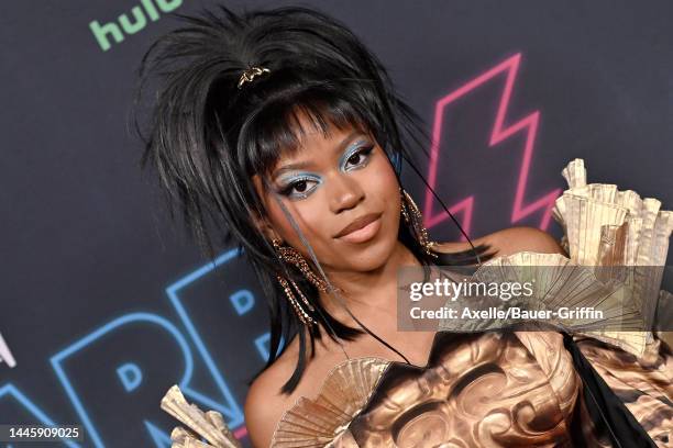 Riele Downs attends 20th Century Studios "Darby And The Dead" Spirit Week Party at The Los Angeles Theatre Center on November 30, 2022 in Los...