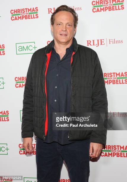 Actor / Producer Vince Vaughn attend the premiere of AMC+'s "Christmas With The Campbells" at The West Hollywood EDITION on November 30, 2022 in West...