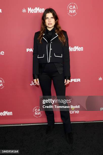 Lake Bell attends the Cann-Do Holiday Campaign Premiere Event at NeueHouse Hollywood on November 30, 2022 in Hollywood, California.