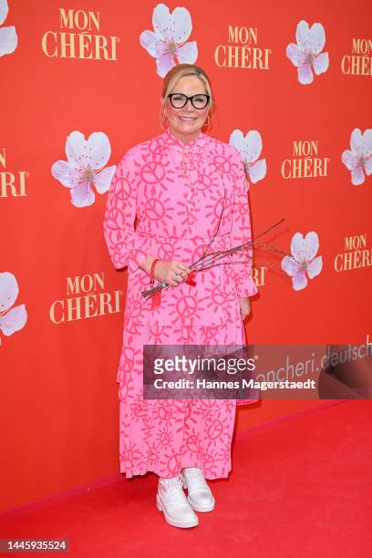 Claudia Effenberg attends the Mon Cheri Hosts Barbara Tag at Haus der Kunst on November 30, 2022 in Munich, Germany.