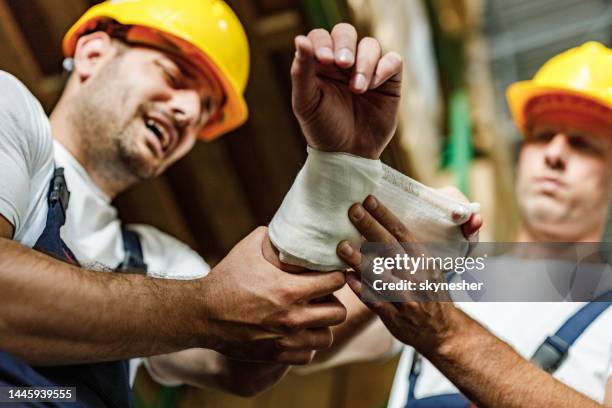 Printmaking Injury 201 Industrial Worker Injury Stock Photos, High-Res Pictures, and ...