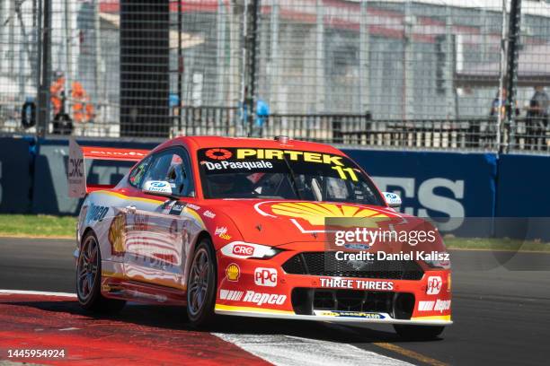 Anton de Pasquale driver of the Shell V-Power Racing Ford Mustang during practice 1 for the Adelaide 500, which is part of the 2022 Supercars...
