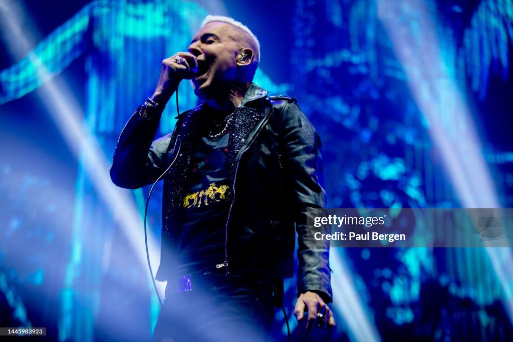 German Rapper Scooter H.P. Baxxter, lead singer of German rave band Scooter performs at ...