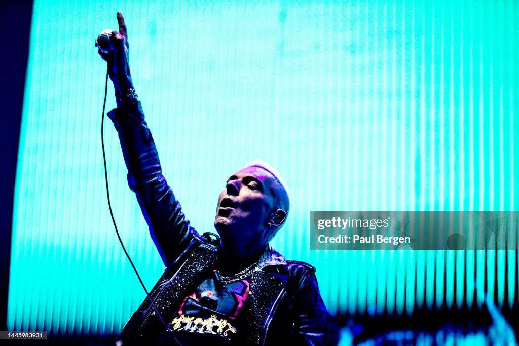 German Rapper Scooter H.P. Baxxter, lead singer of German rave band Scooter performs at ...