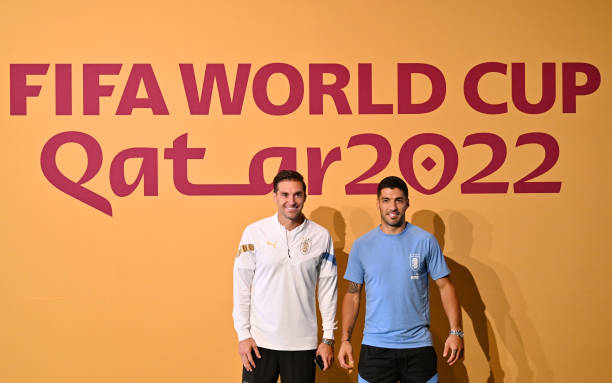 QAT: Uruguay Press Conference - FIFA World Cup Qatar 2022