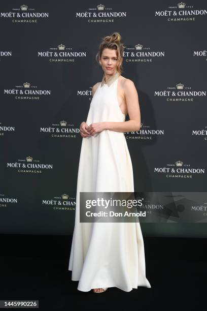 Victoria Lee attends the Moët & Chandon Effervescence Event at Mrs Macquarie's Chair on December 01, 2022 in Sydney, Australia.