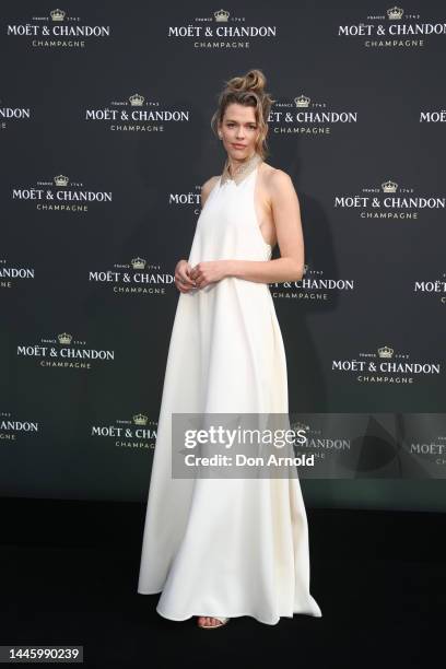 Victoria Lee attends the Moët & Chandon Effervescence Event at Mrs Macquarie's Chair on December 01, 2022 in Sydney, Australia.