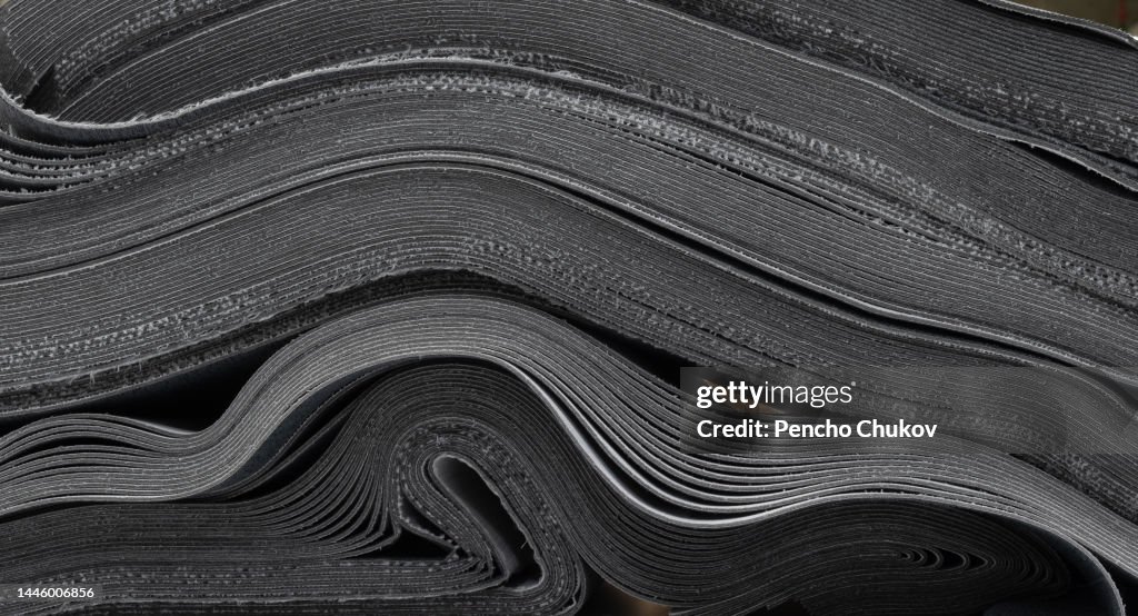 Multi Layered Stacked Fabric Pile Texture High-Res Stock Photo - Getty ...