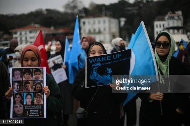 In the Chinese Consulate in Turkey; A protest was held against the "zero covid" policy of the Chinese government and strict quarantine measures on...