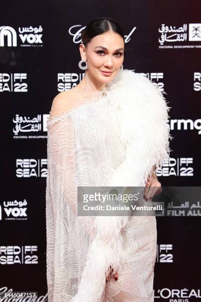 Luna Maya attends the Opening Night Gala screening of "What's Love Got To Do With It?" at the Red Sea International Film Festival on December 01,...