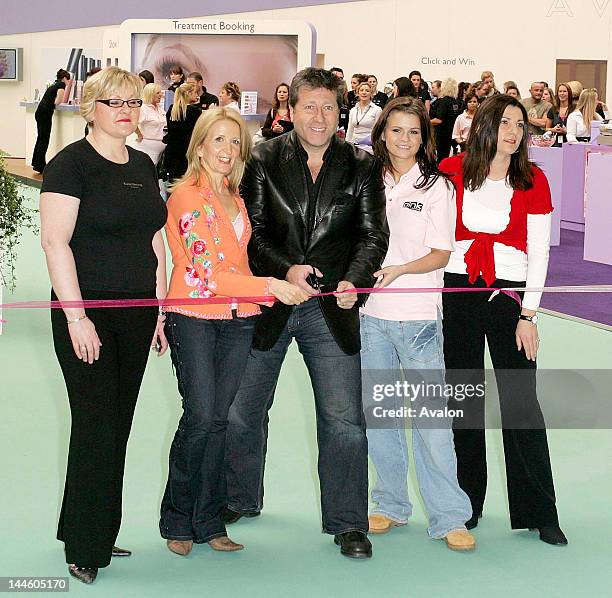 Kerry Katona, Neil Fox and Gillian McKeith attending The Vitality Show 2006 - press launch and photocall, Olympia, Earl's Court. London. March 30,...