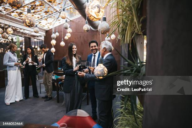 business meeting in a luxury hotel - affluent dining stock pictures, royalty-free photos & images