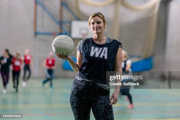 i love netball - netball court stock pictures, royalty-free photos & images