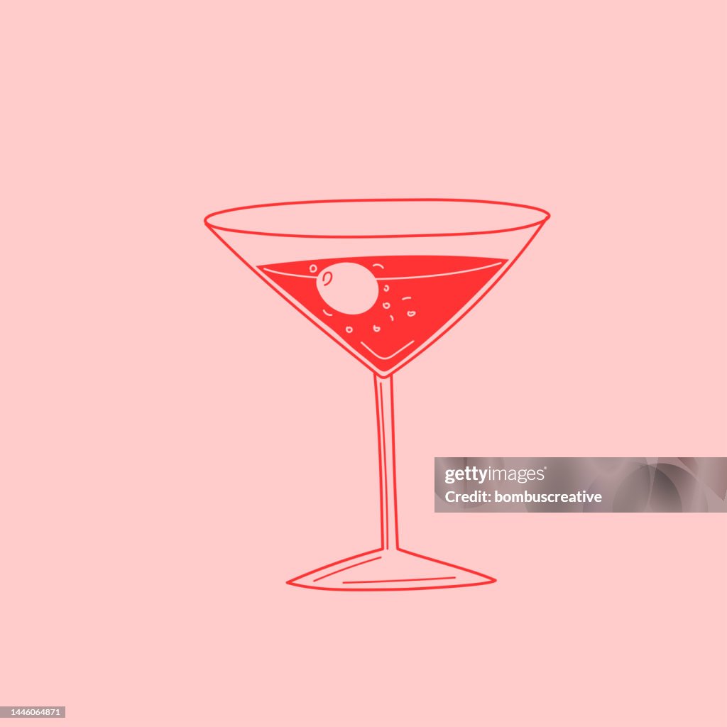 Drinks, Margarita Line Art