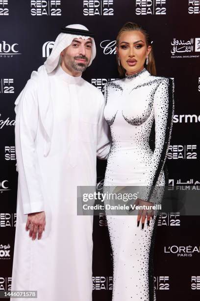 Of Red Sea International Film Festival, Mohammed Al Turki and Maya Diab attends the Opening Night Gala screening of "What's Love Got To Do With It?"...