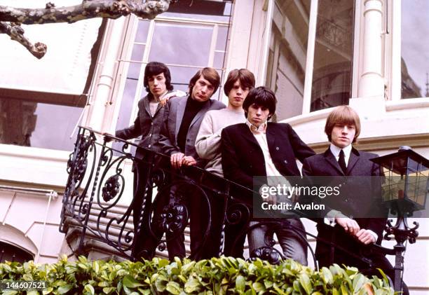 The Rolling Stones taken in 1964, from left to right, Bill Wyman, Charlie Watts, Mick Jagger, Keith Richards and Brian Jones.;